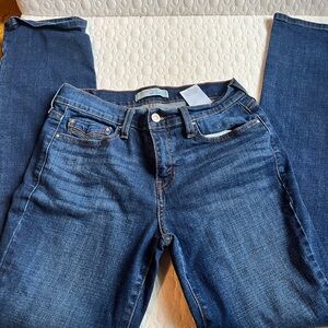 Levi's Dark Blue Straight Leg Jeans